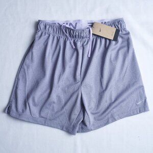 Nike Women's 5" Dri-FIT Attack Training Shorts M Purple Pockets DX6024-509